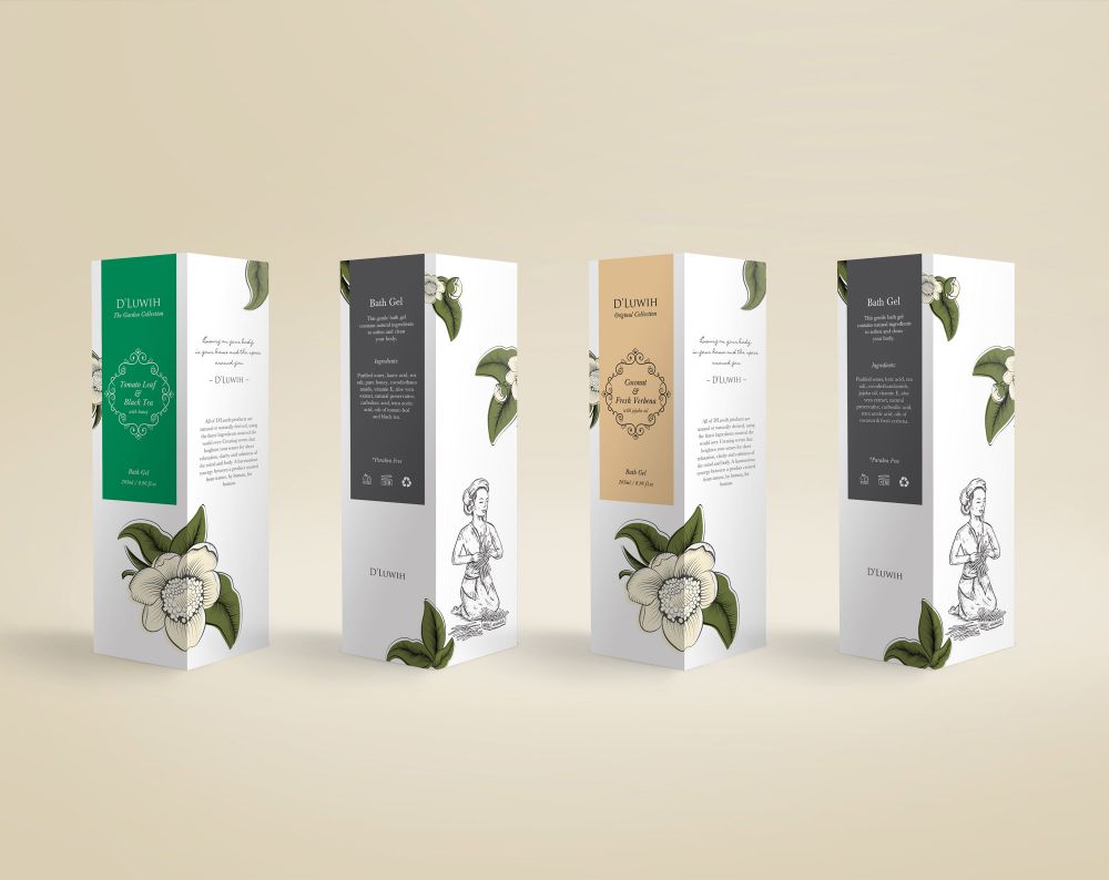 D’Luwih Packaging, Illustration, and Crest Design